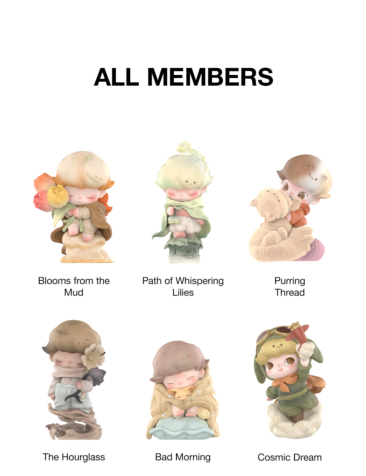 DIMOO Memories We Hold – les figurines de la série (1)