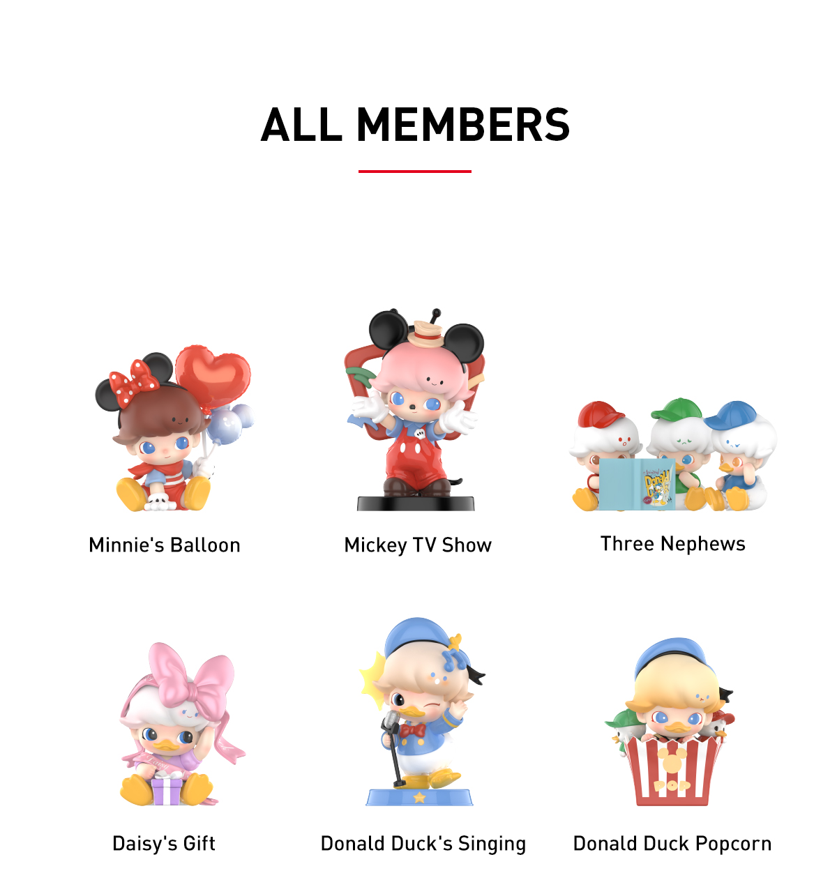 DIMOO WORLD × DISNEY – les figurines de la série (1)