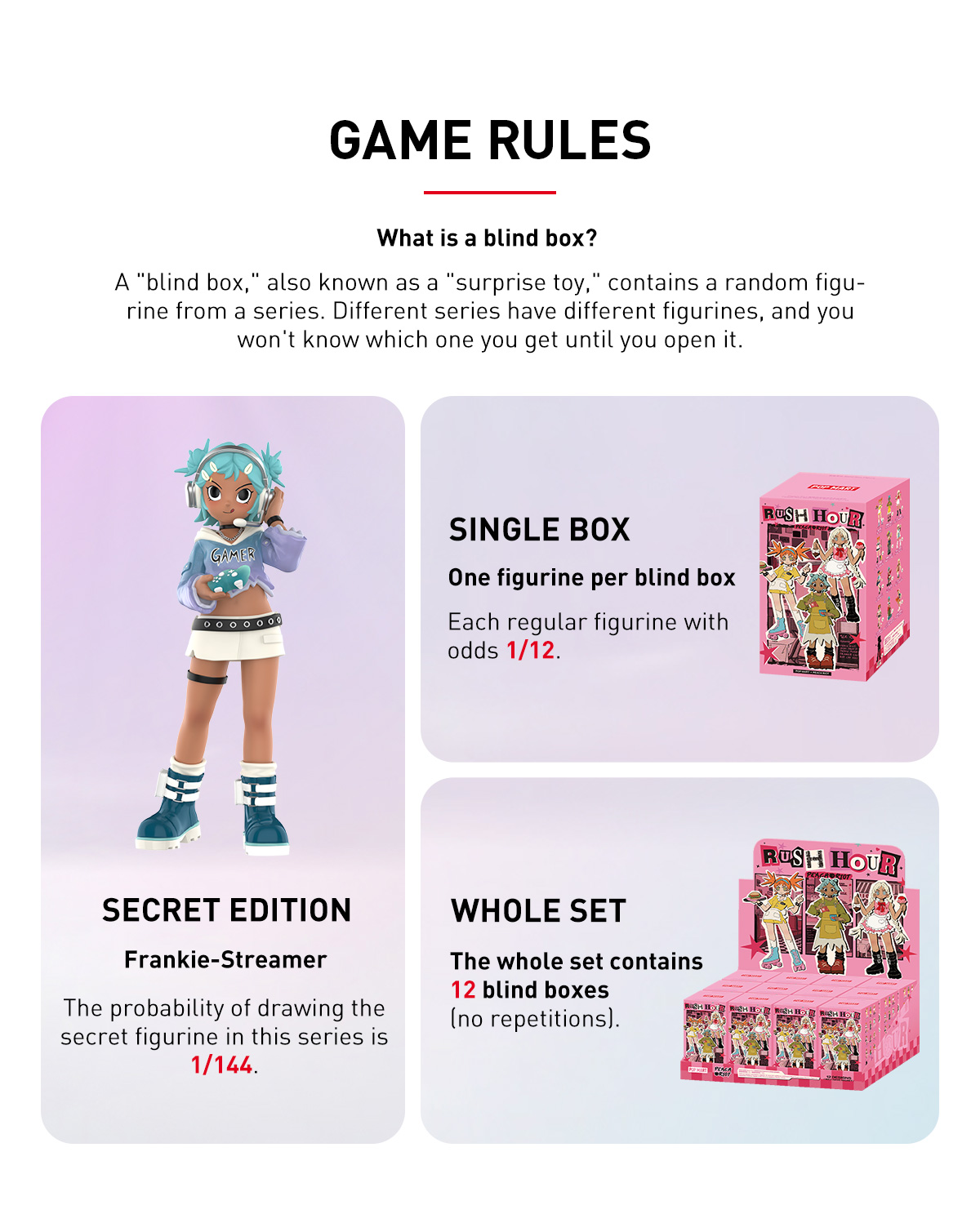 Peach Riot Rush Hour – les figurines de la série (3)