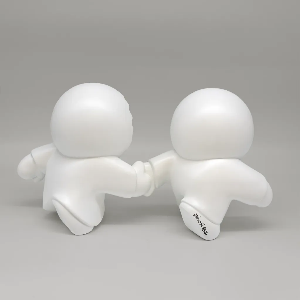 Anooki, Les Pressés – sculpture – vue 3