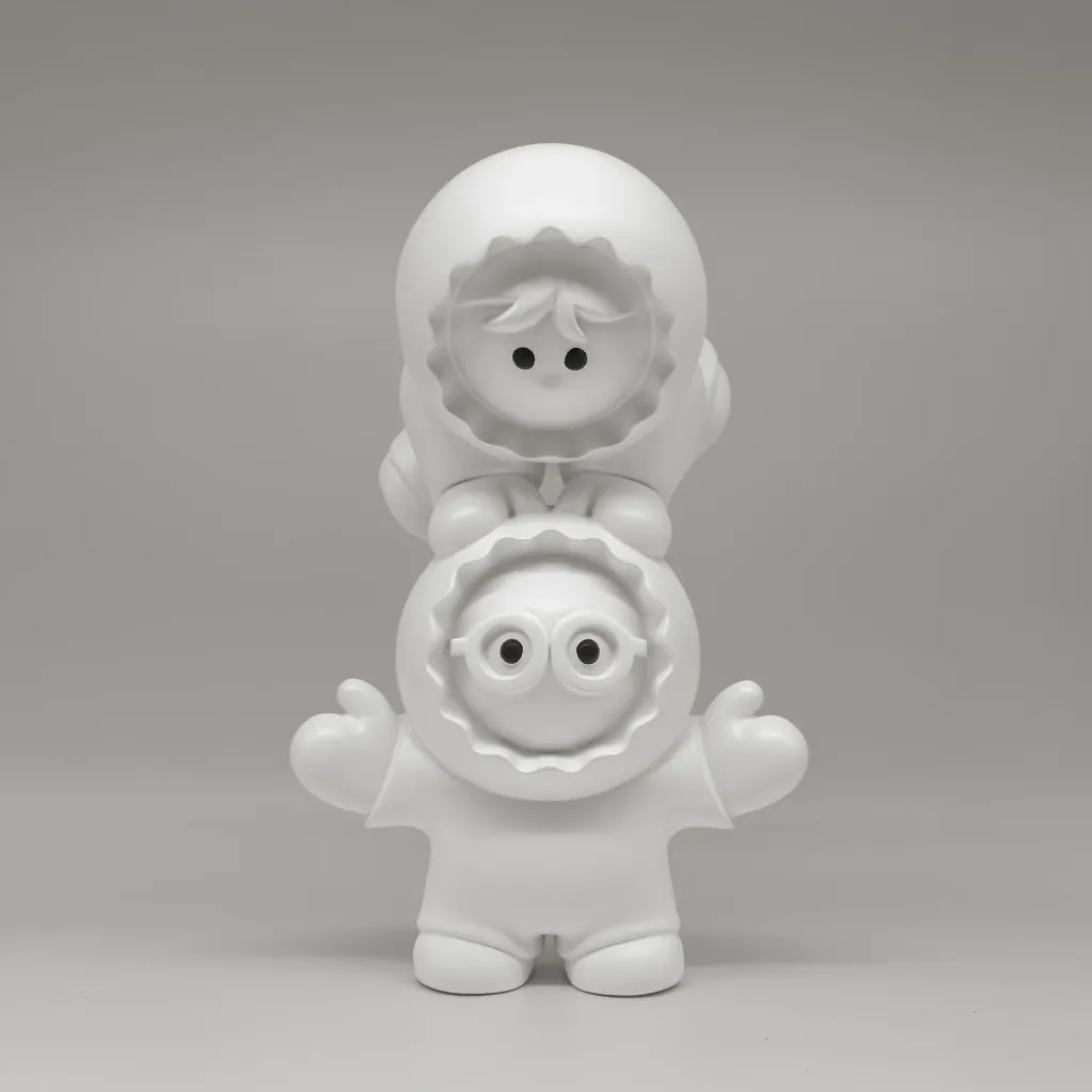 Anooki, Les Acrobates – sculpture – vue 2