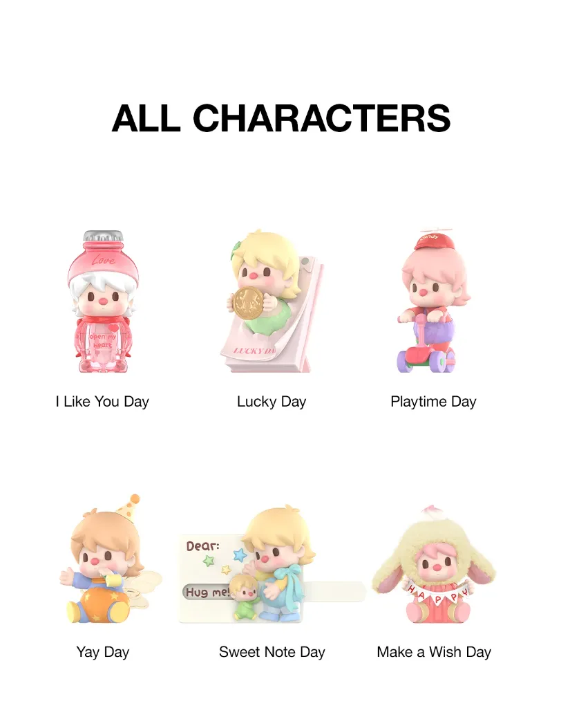Sweet Bean Days of Sparkles Series Figures3.webp