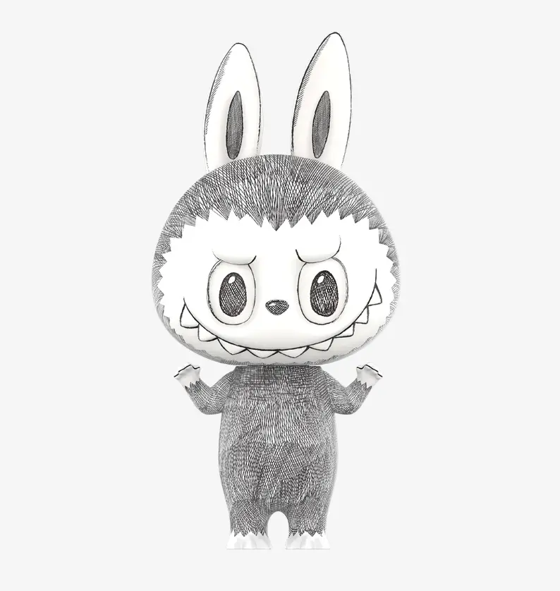 [Pop Mart] MEGA LABUBU 400% Sketch 