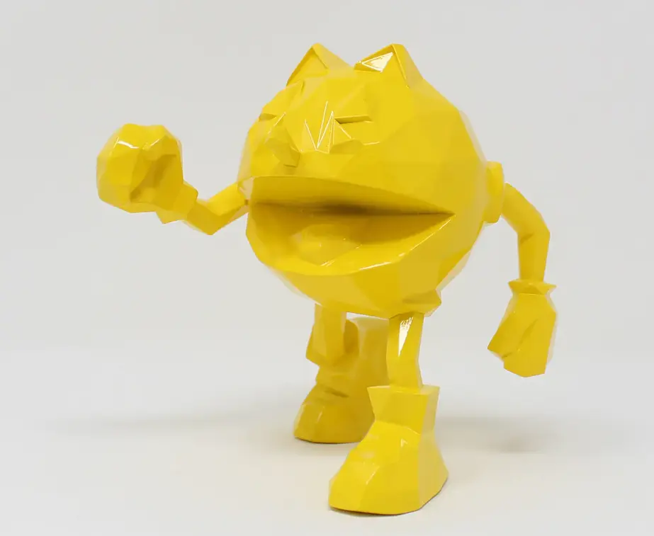 Pac-Man x Orlinski : The official Sculpture - Yellow (10cm)