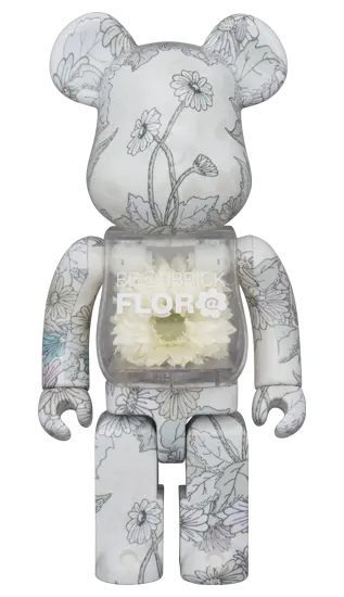 400% Bearbrick Flora Gerbera