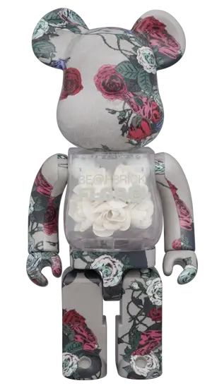 [Bearbrick] 400% Bearbrick Flora Glow in the Dark