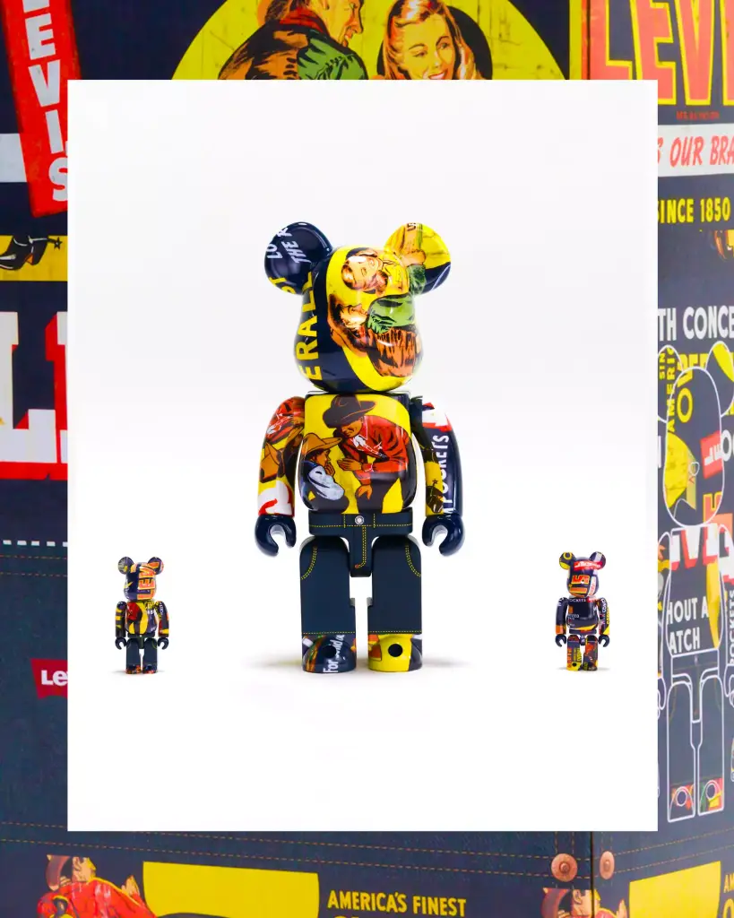 400%+100% Bearbrick Levi's