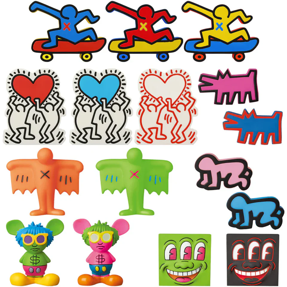 [Keith Haring] Medicom Toy MINI VCD Keith Haring #3 Trading Figures (blind box)