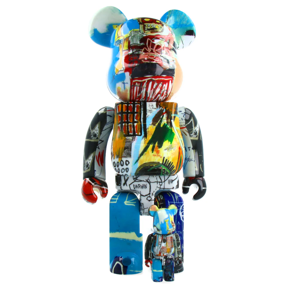 [Bearbrick] 400% + 100% Bearbrick Jean-Michel Basquiat Special