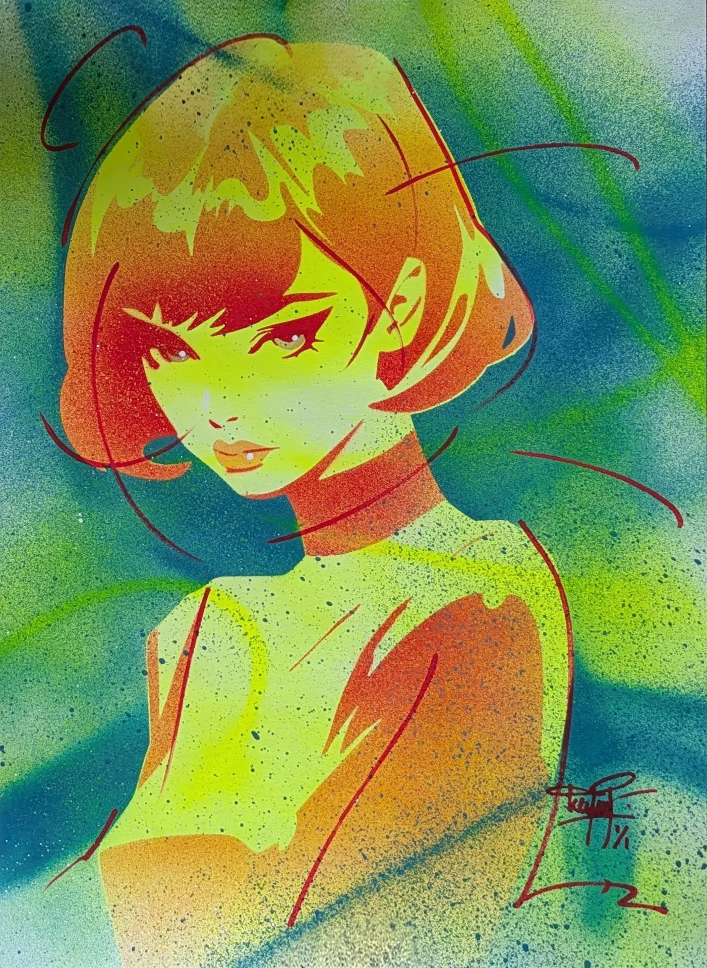 Angèle Turquoise 1/1