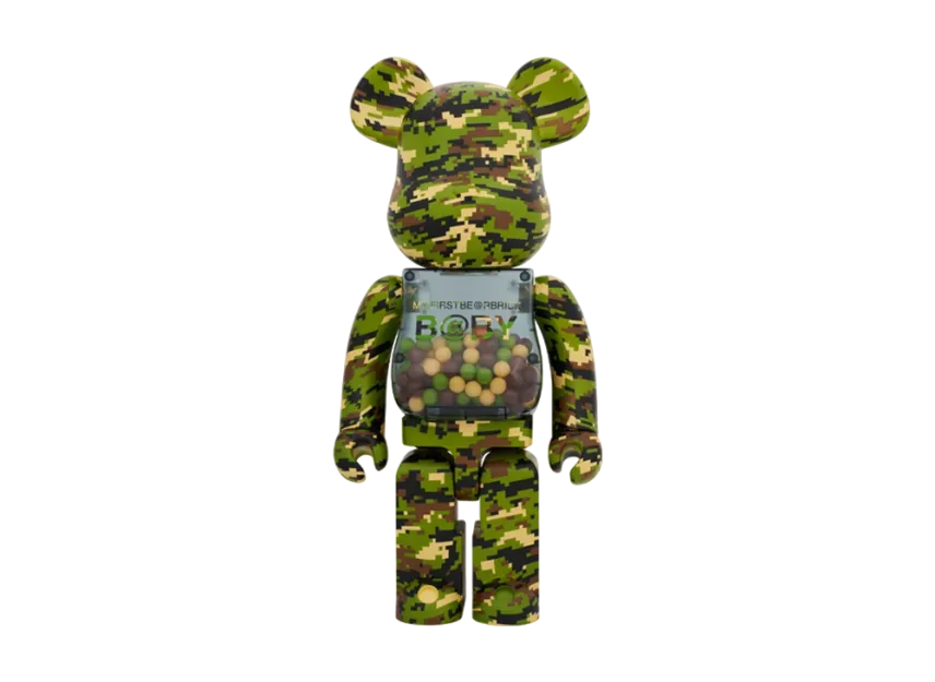 [Bearbrick] 1000% Bearbrick My First Baby Digital Camo by Chiaki
