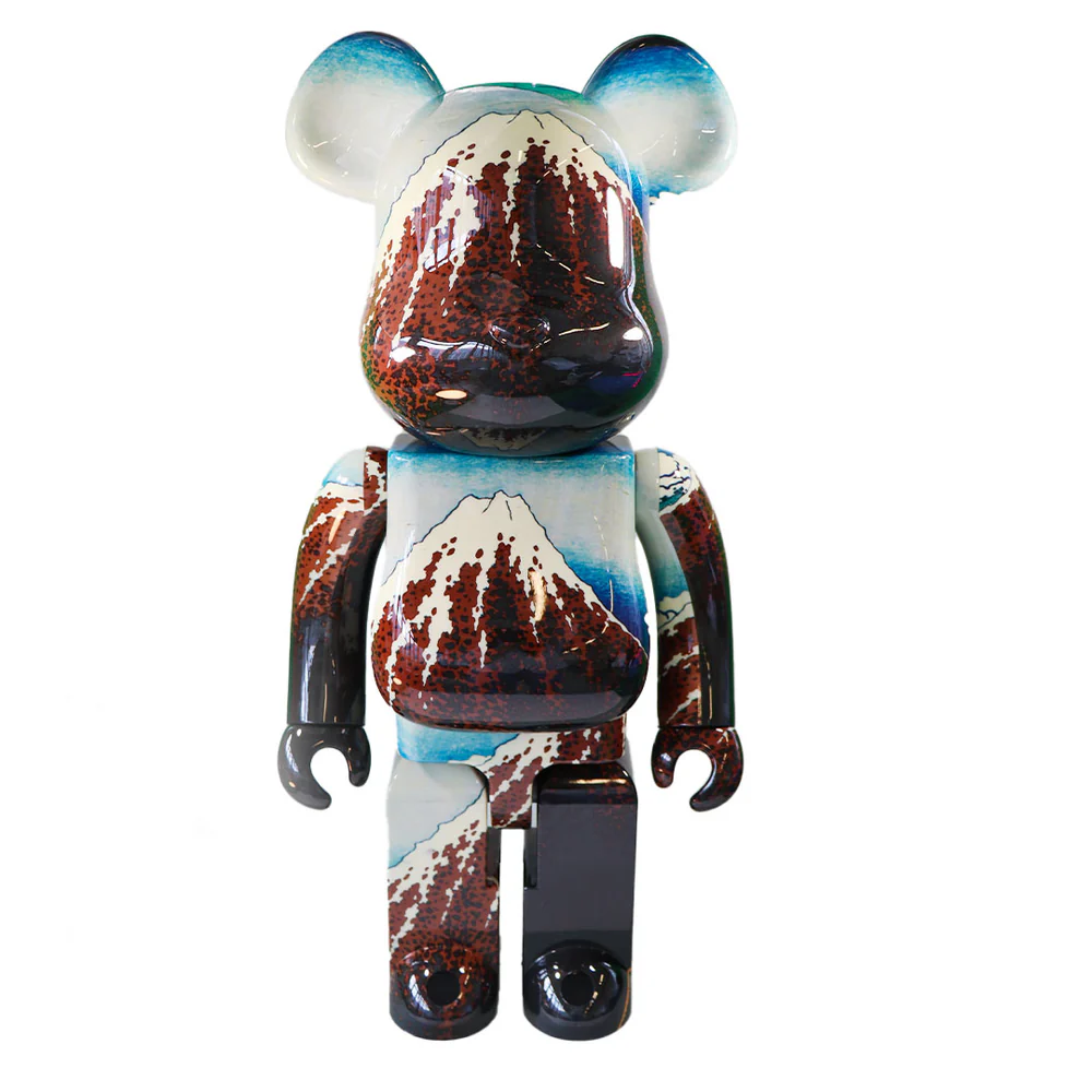 [Bearbrick] 1000% Bearbrick Hokusai Katsushika - Rainstorm Beneath the Summit Thirty-six Views of Mount Fuji (Sanka Haju)
