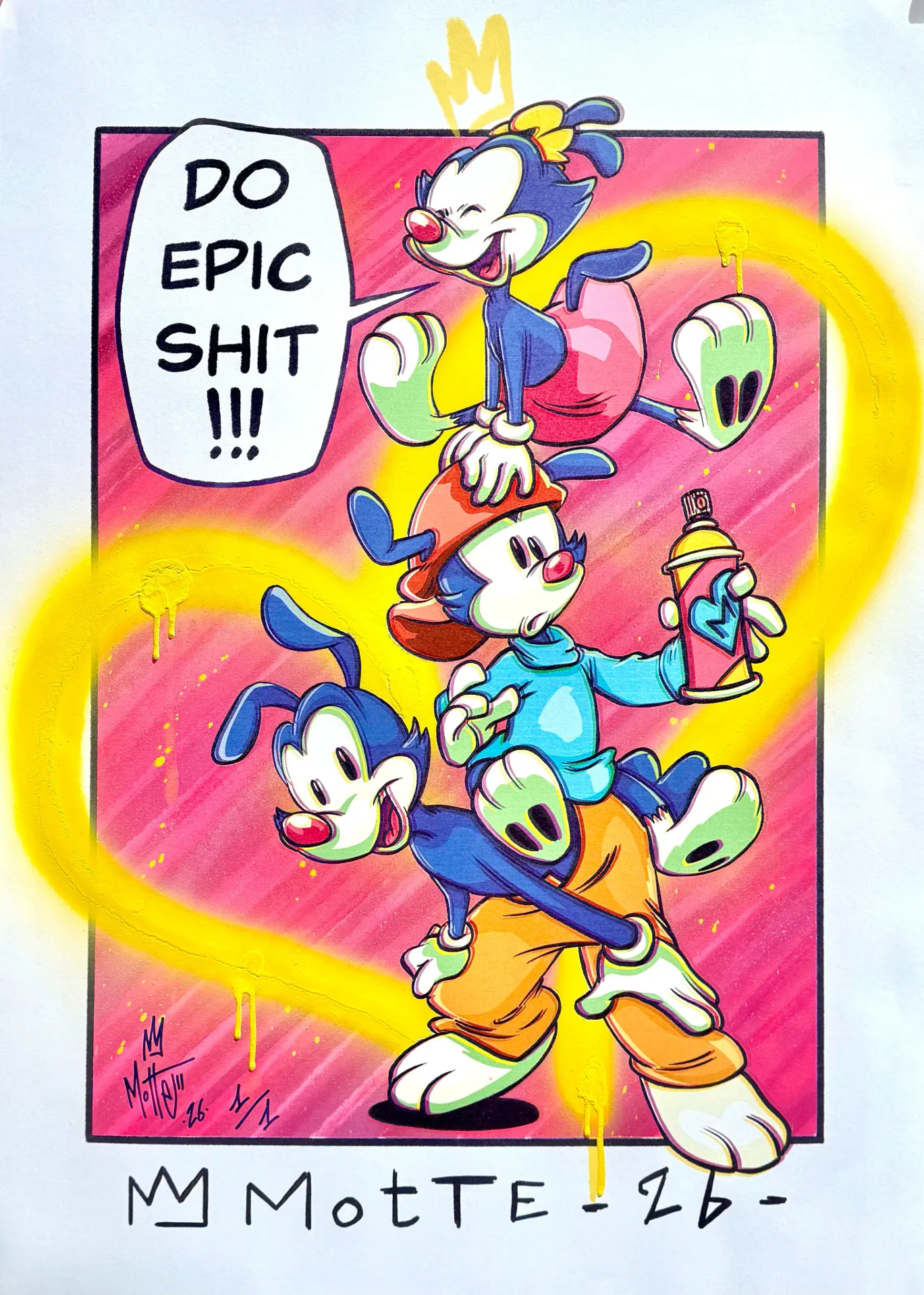 [Motte] DO EPIC SHIT - Edition rehaussée (Oeuvre Unique)