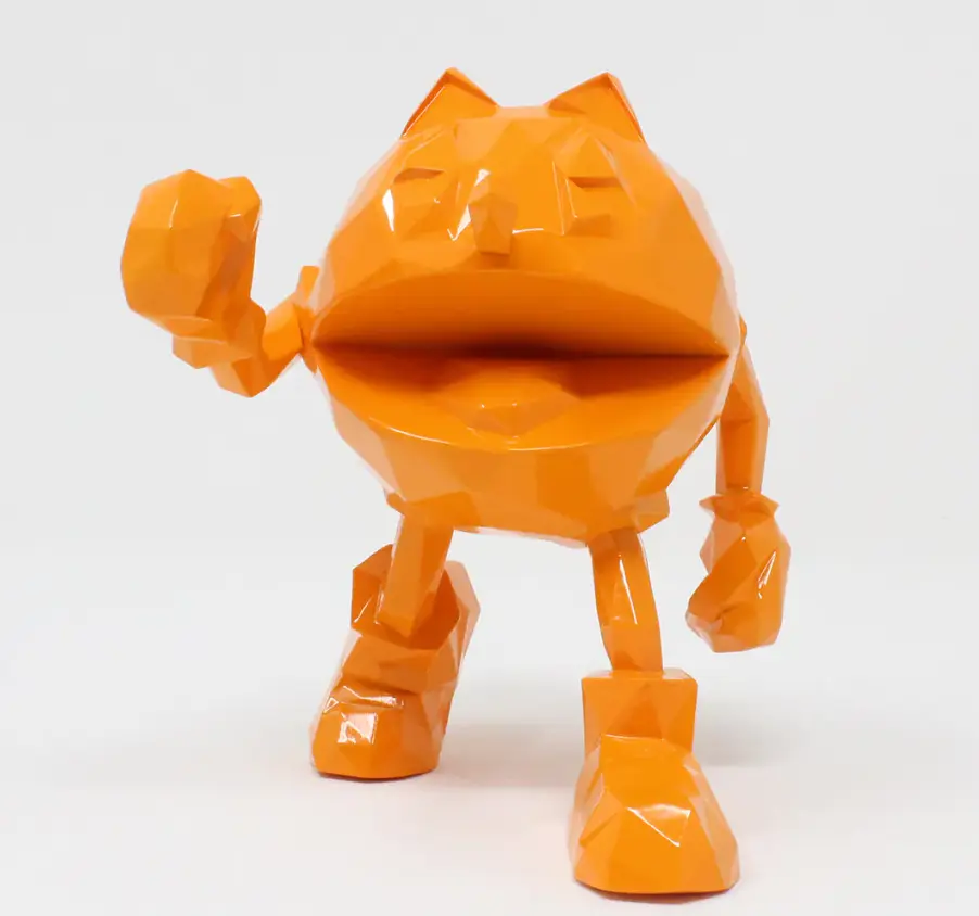 [Orlinski] Pac-Man x Orlinski : The official Sculpture - 10cm (Open Edition) (Pac-Man 10cm Orange)