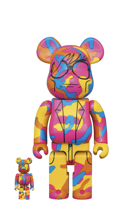 [Bearbrick] 400%+100% Bearbrick Andy Warhol Special Camo