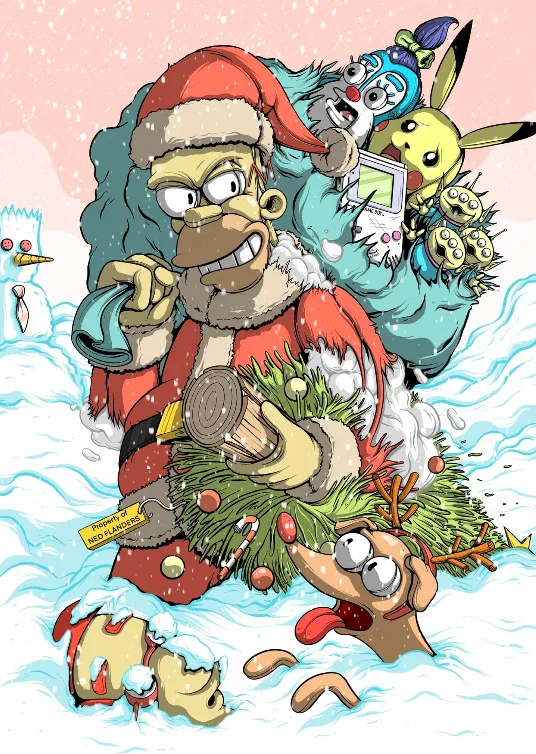 Deconstructed Christmas in Springfield