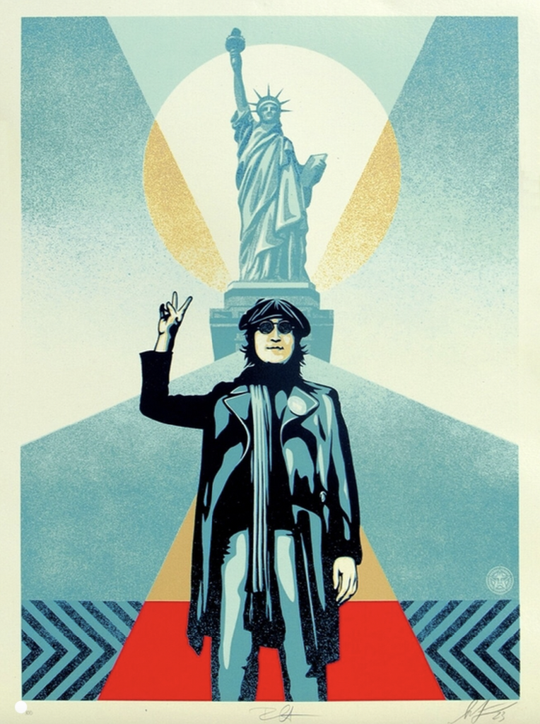 [Obey] Lennon Peace and Liberty (Lennon Peace and Liberty Blue)
