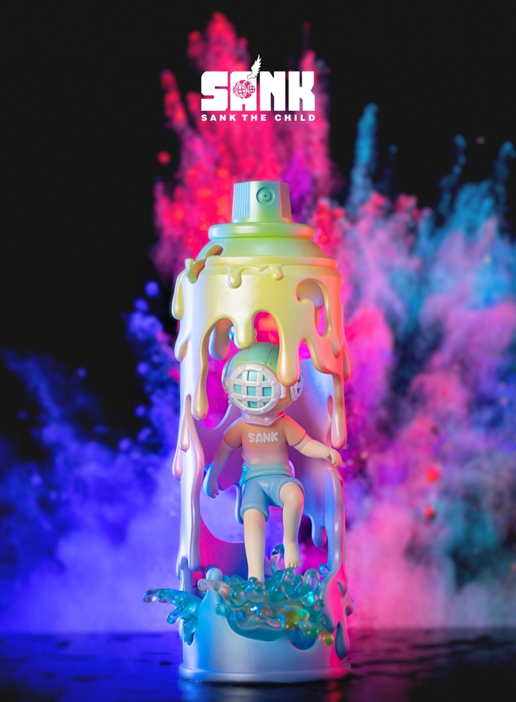 [Sank Toys] Shape Spray Can Colorful