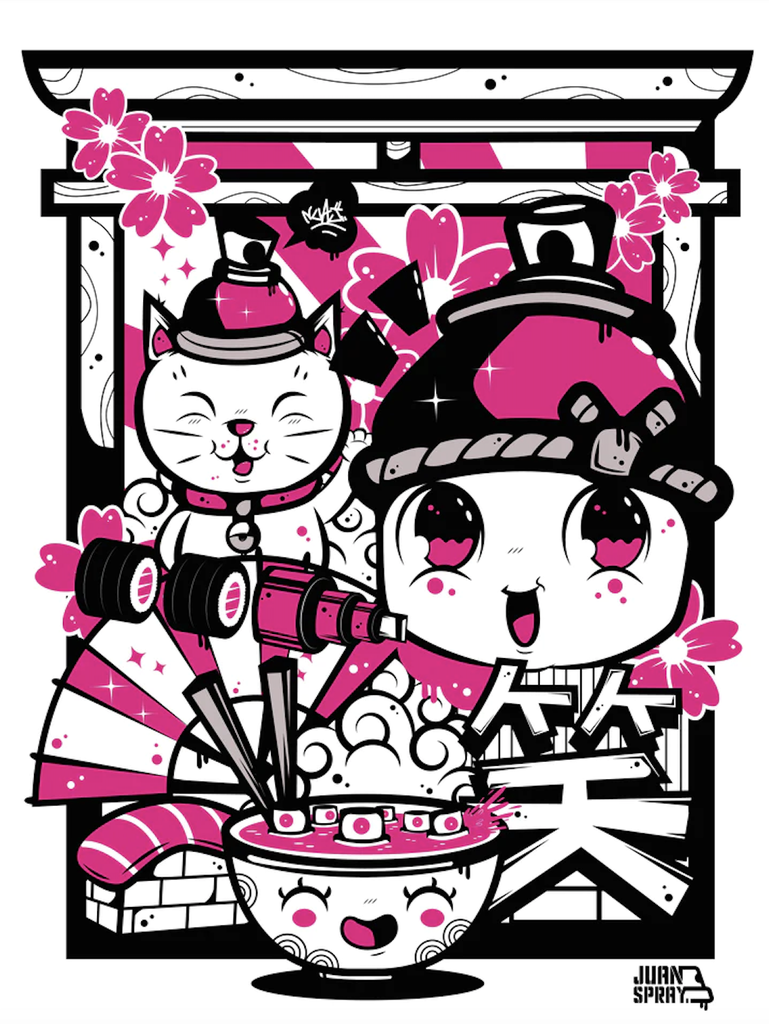 [Juan Spray] Nippon Sprayito (Pink & Grey version)