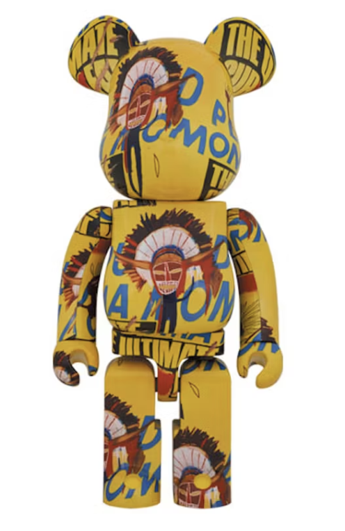 [Bearbrick] 1000% Bearbrick #3 Warhol x Basquiat