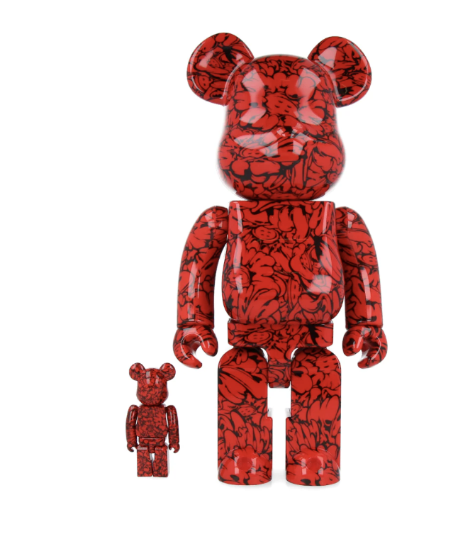 400%+100% Bearbrick Shun Sudo - Mr Scarlet